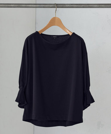 【接触冷感】キャンディスリーブ カットソー