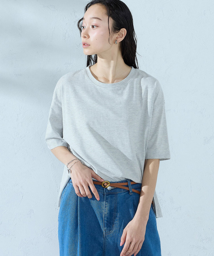 ミジンボーダーTシャツ