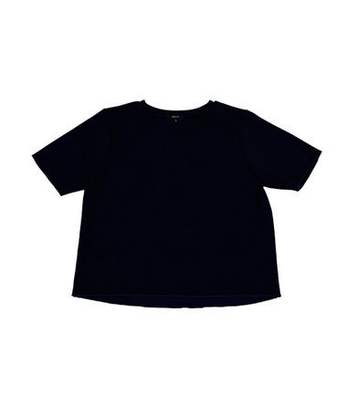クルーネック ストレッチプリーツTシャツ / セットアップ対応
