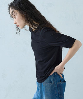シアー テレコTシャツ