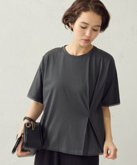 【接触冷感】サイドタックTシャツ
