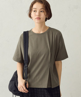 【接触冷感】サイドタックTシャツ