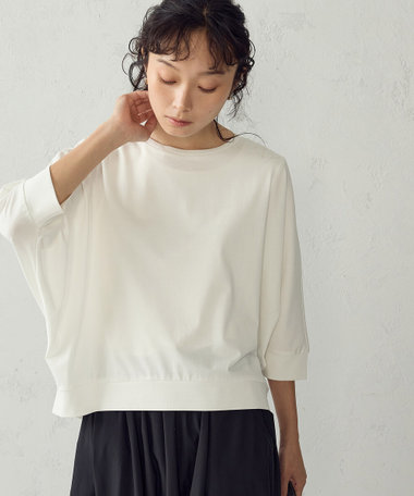 【接触冷感】ドルマンスリーブ Tシャツ
