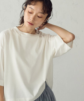 【接触冷感】ビッグボックスシルエットＴシャツ