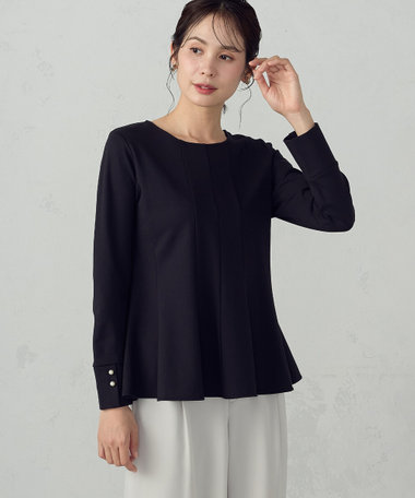 【宮城舞さん着用】切り替えブラウス