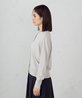 ウォッシャブル】UVカット ベーシック クルーネックカーディガン ウォッシャブル】UVカット ベーシック クルーネックカーディガン