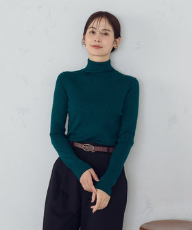 りちゃこページ リピーター様 マシンウォッシャブル】ベーシック タートルネックリブニット