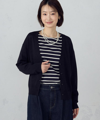 【i'm ism.】ウォッシャブル・UVカット / ベーシック カーディガン