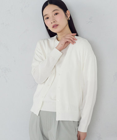 【i'm ism.】ウォッシャブル・UVカット / ベーシック カーディガン