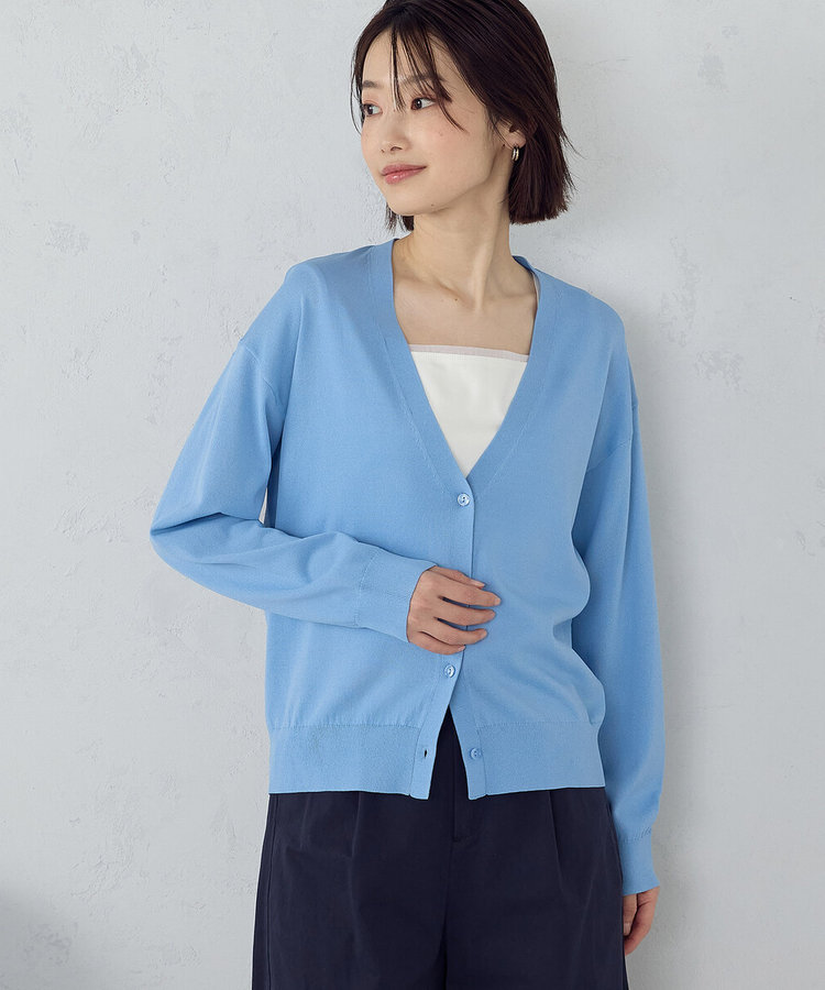 【i'm ism.】ウォッシャブル・UVカット / ベーシック カーディガン