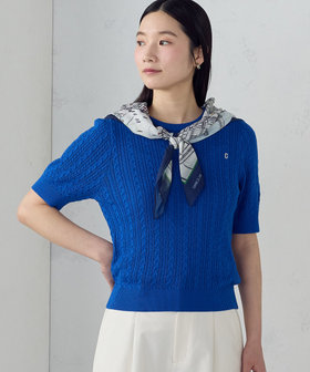 【i'm ism.】ケーブル　クルーネックニット