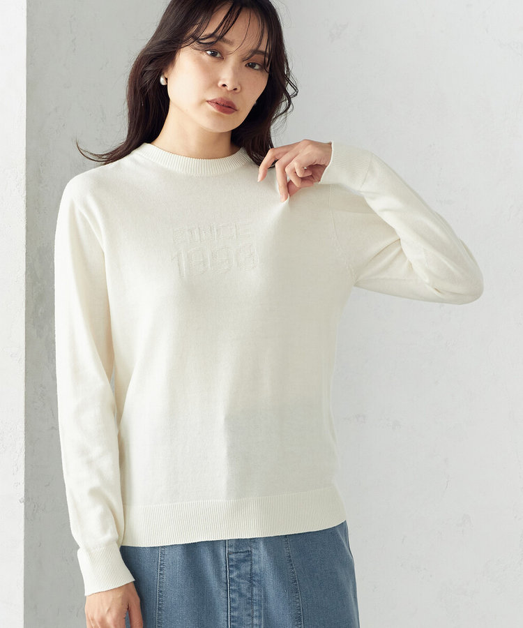 ホールガーメントロゴニット（12-76KC01-203）｜コムサイズム（COMME