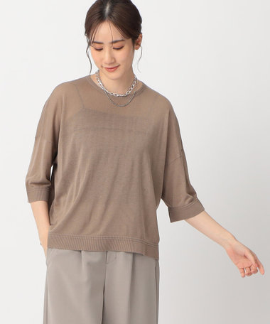 ニット(半袖)XS fifth タックショルダー半袖ニット | 人気レディース