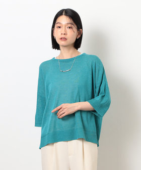 リネン混 5分袖ニット（12-76KK05-205）｜コムサイズム（COMME