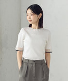 袖口シアーリブニット（12-76KK16-205）｜COMME CA ISM