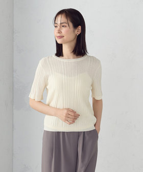ランダムシアーニット（12-76KK19-205）｜コムサイズム（COMME