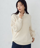 ラメモール オフタートルネックニット（12-77KI12-204）｜コムサイズム