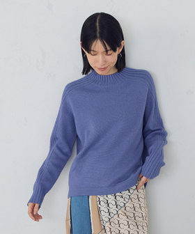 【COMME CA コムサ】ノルディック柄タートルネックセーター セール】レディース ノルディック柄タートルネックニット
