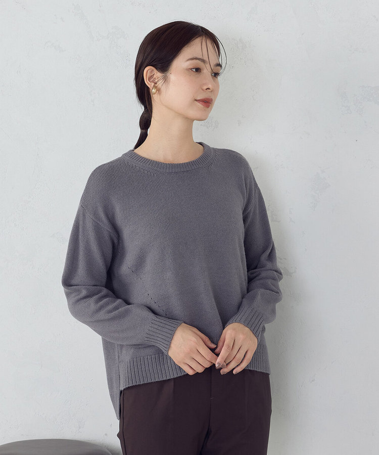 トップス comme ca ism diagonal zip black Knit コムサイズム（COMME CA ISM）｜トップス｜パーカー一覧1ページ