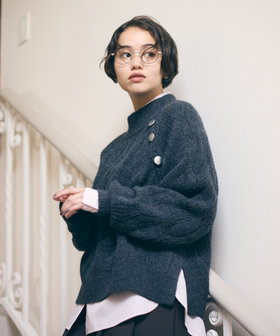 ケーブル ボタンニット（12-77KM08-205）｜コムサイズム（COMME CA ISM