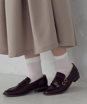 【i'm ism.】シアー クルーソックス