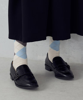 アーガイル クルーソックス