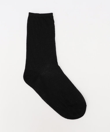 シアー リブ クルーソックス