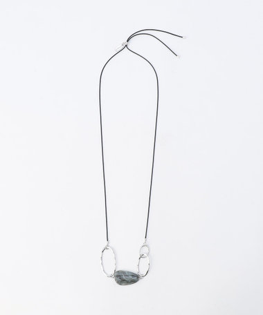 オーバルコンビ コードネックレス