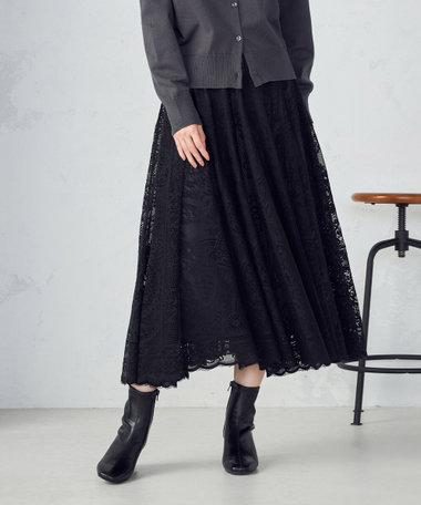 ラッセルレース　サーキュラースカート