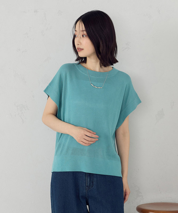 洗濯機で洗える】ニットTシャツ(12-90KK01-205)|COMME CA 洗濯機で洗える】ニットTシャツ(12-90KK01-205)|COMME CA