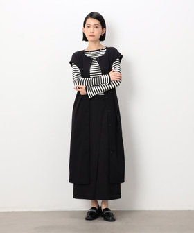 ボーダー スクエアネック ニット（12-90KK04-205）｜コムサイズム