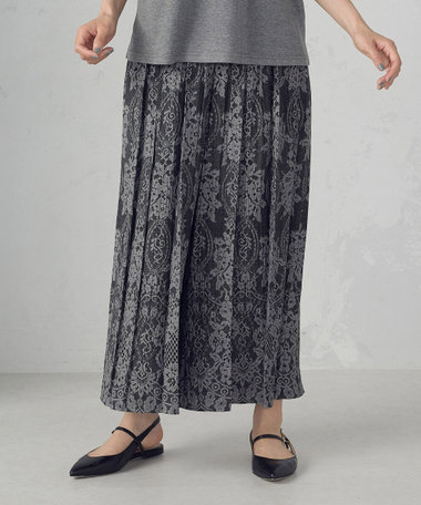 米沢織 シャーリングパンツ