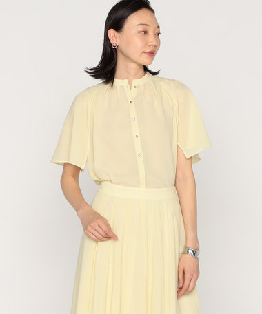 【 一部WEB限定カラー セットアップ対応 】フィネスボイル ブラウス ブライトリーセットアップ