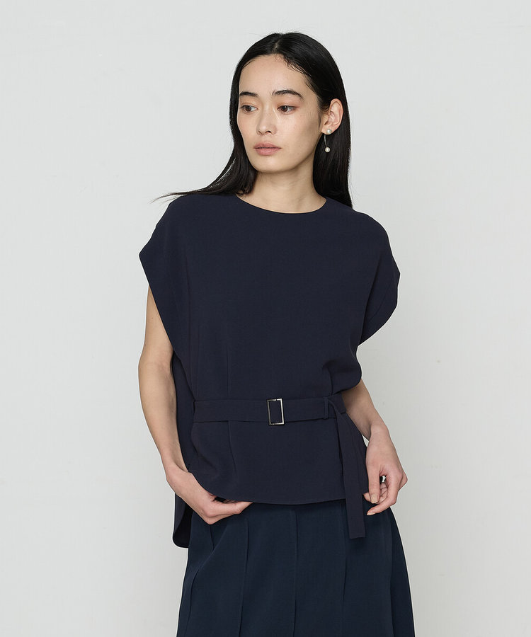 【セットアップ対応】アチェローザダブルクロス ブラウス