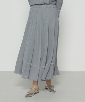 ドライシャンブレー プリーツスカート