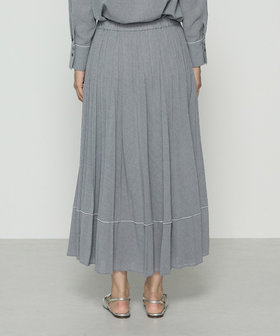 ドライシャンブレー プリーツスカート（15-03FM04-205）｜コムサ