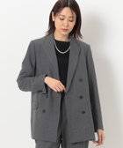 未使用タグ付✨コムサ ピンヘッド2wayストレッチ セットアップ 洗える 9号 コムサイズム（COMME CA ISM）｜スーツ｜セットアップジャケット