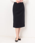 セットアップ対応】ウールストライプ スカート（15-06FE05-203