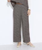 ツイード柄リバージャージー パンツ（15-06PM13-205）｜コムサ（COMME