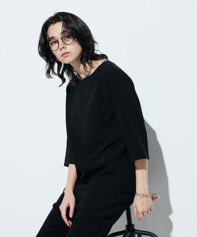 2WAY】パウダリージョーゼット ボウブラウス（15-73HK03-205）｜コムサ