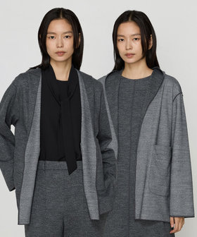 ベリー様希望☆3品最終お値下げ☆リバーシブルコート籐バッグファー＆ハリスツイード ベリー様希望☆3品最終お値下げ☆リバーシブルコート籐バッグ