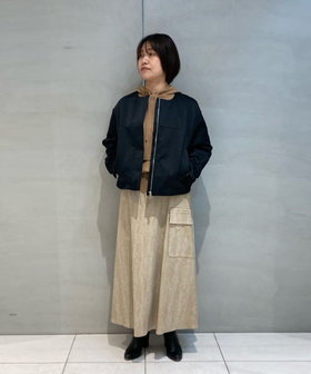 ツイル柄ハイテンション スカート（15-37FC06-203）｜コムサ（COMME CA