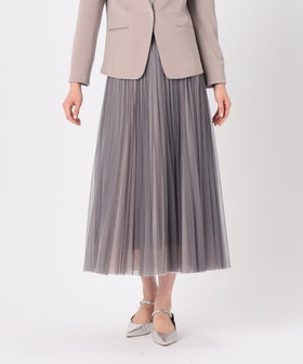 37x13.5r24 コンフォーサ　美品 チュールギャザースカート（38-50FG51-204）｜コムサモデルズ（COMME