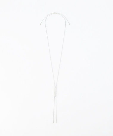 ガラスY字 ネックレス