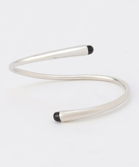 コームバングル Silver925 Wide Straight Bangle KARPOS -カルポス- | Ops