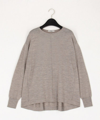 梳毛ウール プルオーバー