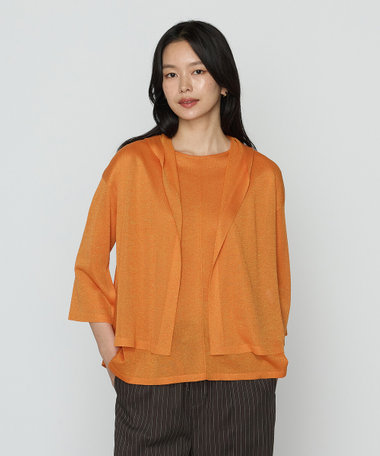 レーヨンイタリア糸 カーディガン