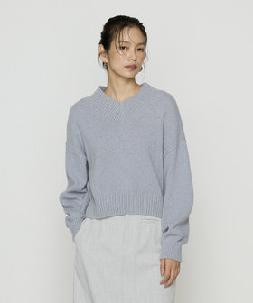 和紙ブークレー Vネックプルオーバー（15-55IM09-205）｜コムサ（COMME