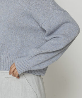 コムサ（COMME CA）/和紙ブークレー Vネックプルオーバー 和紙ブークレー Vネックプルオーバー（15-55IM09-205）｜コムサ（COMME