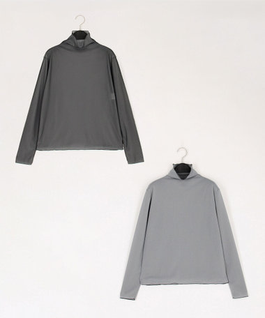 ソフトチュール×ウーリー分繊トリコット広巾 プルオーバー